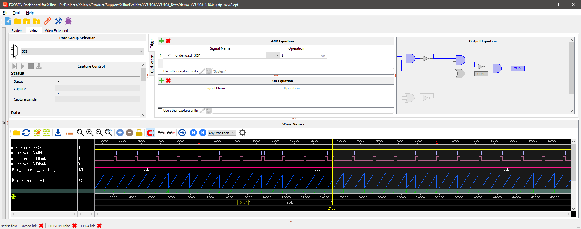 Exostiv Dashboard analyzer