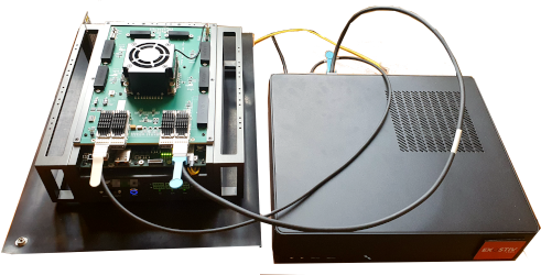 Exostiv Blade in 2U chassis format in action