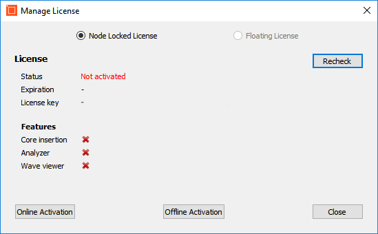 Manage license in EXOSTIV Dashboard